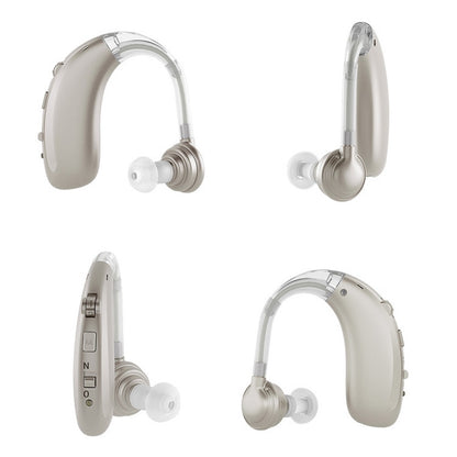 USB Charging Earhook Noise Reduction Hearing Aid Sound Amplifier(Blue) - Hearing Aids by PMC Jewellery | Online Shopping South Africa | PMC Jewellery