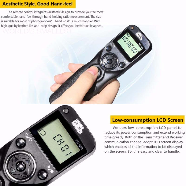 For Nikon DC2 Pixel TW283 Shutter Wireless Delay Remote Control SLR Shutter Flasher - free shipping - PMC TechLife - Order now!