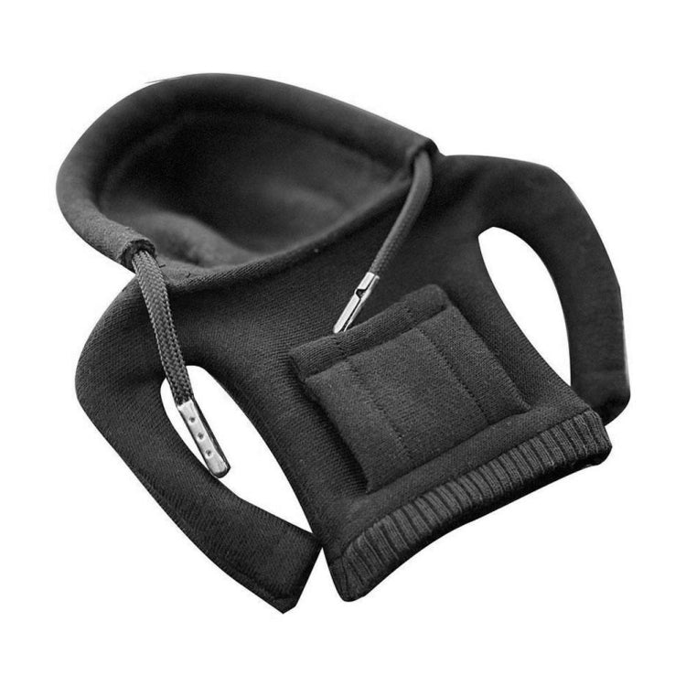 2pcs Car Gear Shift Brake Handle Hoodie Decorative Cover(Black) - Ornaments by PMC TechLife | Online Shopping South Africa | PMC TechLife