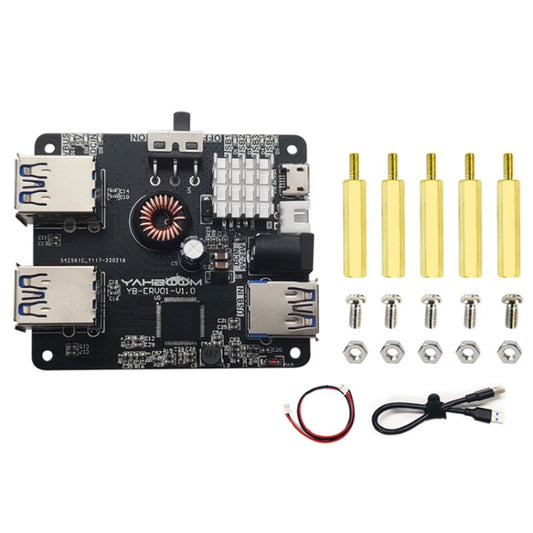 Yahboom USB3.0 HUB Expansion Board ROS Robot Expansion Dock(6000301226) - Robotics Accessories by Yahboom | Online Shopping South Africa | PMC Jewellery | Buy Now Pay Later Mobicred