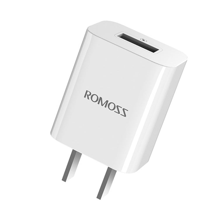 ROMOSS TK05S 5V1A Fast Charging Data Cable Charging Head For Apple, CN Plug(White) - USB Charger by ROMOSS | Online Shopping South Africa | PMC Jewellery | Buy Now Pay Later Mobicred