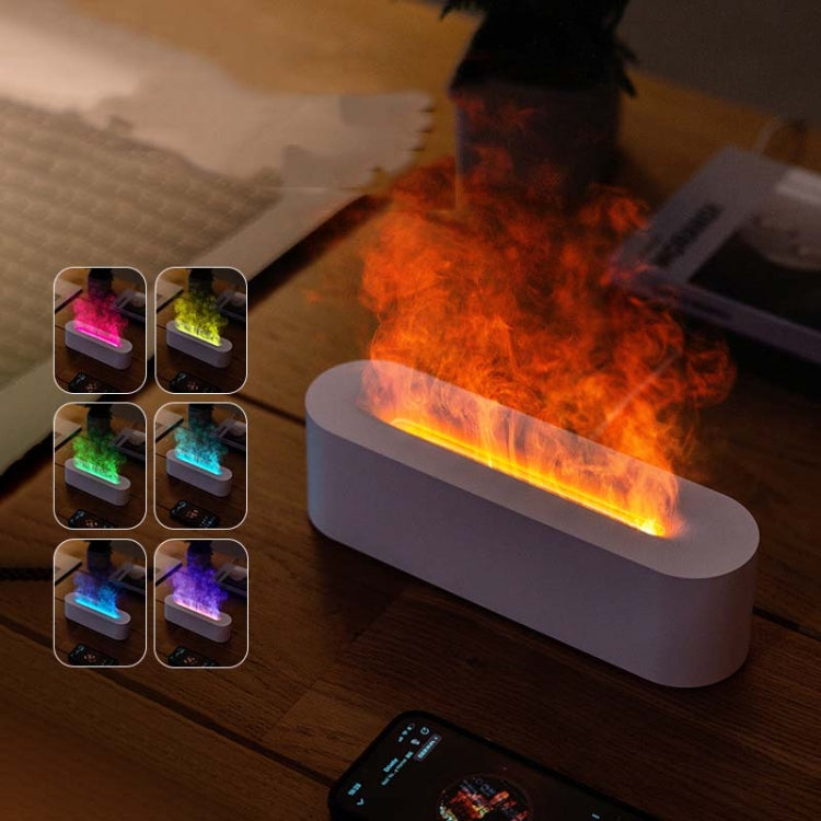 DQ709 Flame Aromatherapy Diffuser Quiet USB Air Humidifier(Black) - Air Purifiers & Accessories by PMC TechLife | Online Shopping South Africa | PMC TechLife