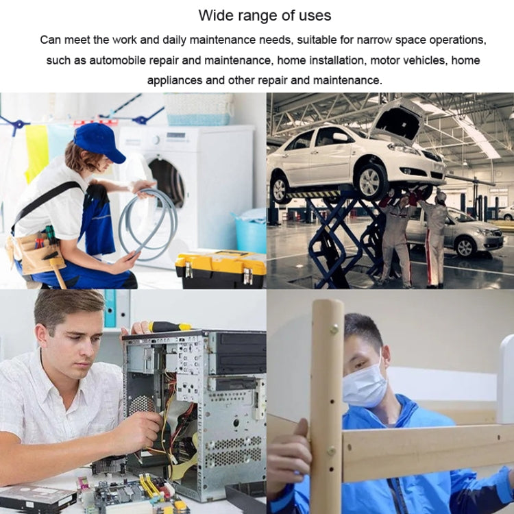 HSD HS-206 Portable Short Handle Phillips And Straight 2 In 1 Screwdriver With Magnetism - free shipping - PMc TechLife - Order now!