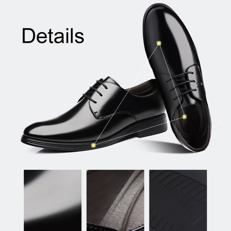 Suit Groomsmen Men Shoes Business Formal Casual Leather Dhoes, Size: 41(Black) - Formal Shoes by PMC Jewellery | Online Shopping South Africa | PMC Jewellery