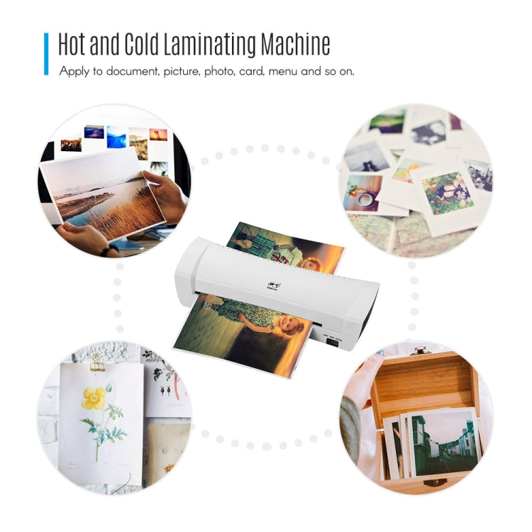 Osmile SL200 A4 Photo Cold and Hot Laminating Machine 340mm/min Speed EU Plug - Photo Film Covering Machine by Osmile | Online Shopping South Africa | PMC Jewellery