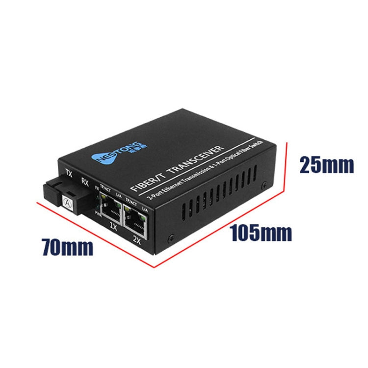 NESTONG  Gigabit Single-mode Fiber Optic Transceiver POE Photoelectric Converter,CN Plug - free shipping - PMC Jewellery - Order now!