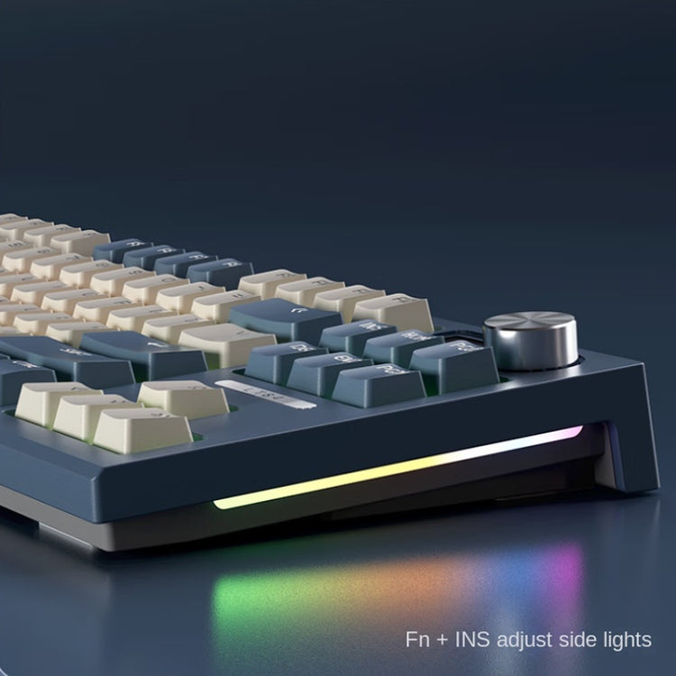 LANGTU LT84 Mechanical Luminous Keyboard, Style: Wired Single-mode Silver Gray Shaft (Daybreak) - Wired Keyboard by LANGTU | Online Shopping South Africa | PMC Jewellery | Buy Now Pay Later Mobicred