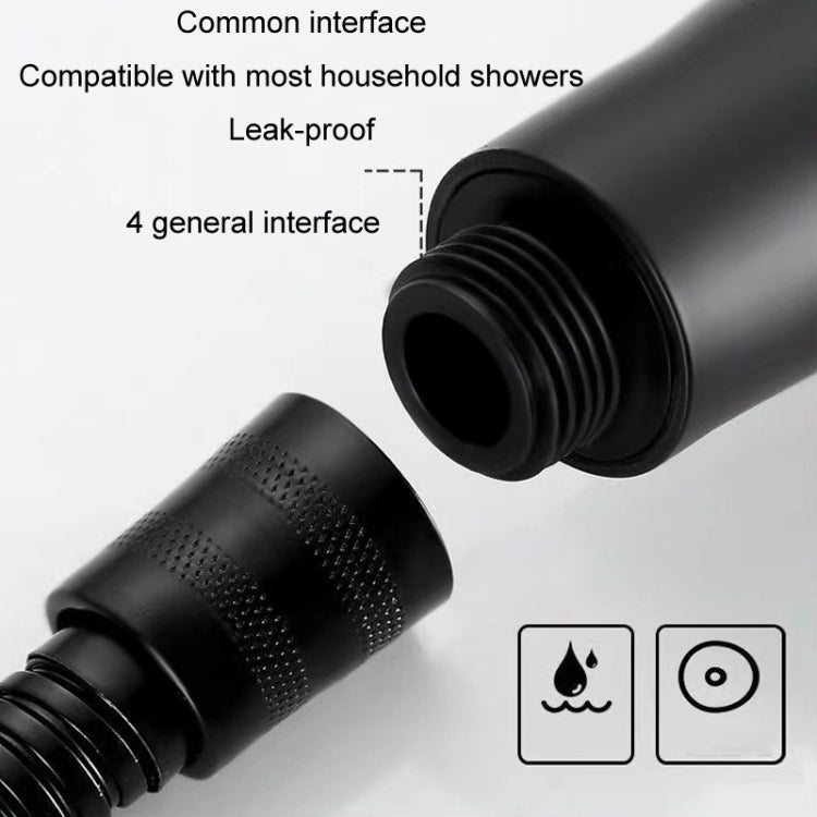 Pressurized Shower Water Heater Handheld Multifunction 6-speed Nozzle, Color: Black - Shower Head by PMC TechLife | Online Shopping South Africa | PMC TechLife