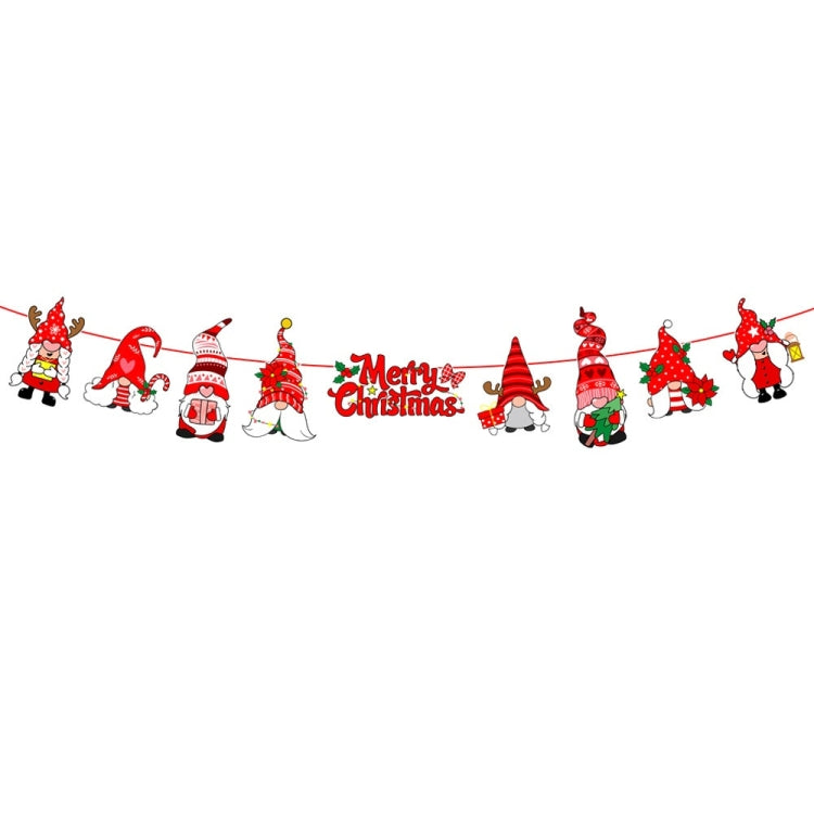 Christmas Alphabet Pull Flag Holiday Party Venue Decoration, Model: HL025 - free shipping - PMC TechLife - Order now!