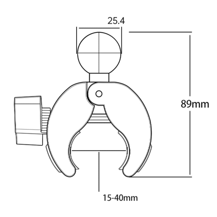 Camera Phone Holder Ball Head Base Live Riding Shooting Handlebar Rotating Clamp(Quick Release) - Holder by PMC TechLife | Online Shopping South Africa | PMC TechLife | Buy Now Pay Later Mobicred