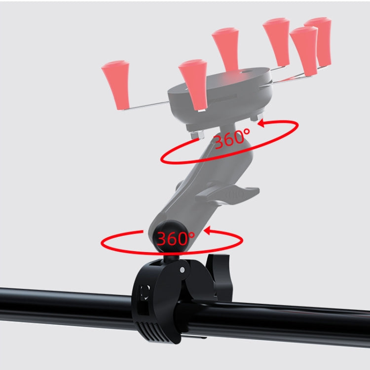 Camera Phone Holder Ball Head Base Live Riding Shooting Handlebar Rotating Clamp(Quick Release) - Holder by PMC TechLife | Online Shopping South Africa | PMC TechLife | Buy Now Pay Later Mobicred