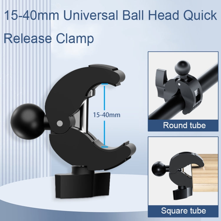 Camera Phone Holder Ball Head Base Live Riding Shooting Handlebar Rotating Clamp(Quick Release) - Holder by PMC TechLife | Online Shopping South Africa | PMC TechLife | Buy Now Pay Later Mobicred