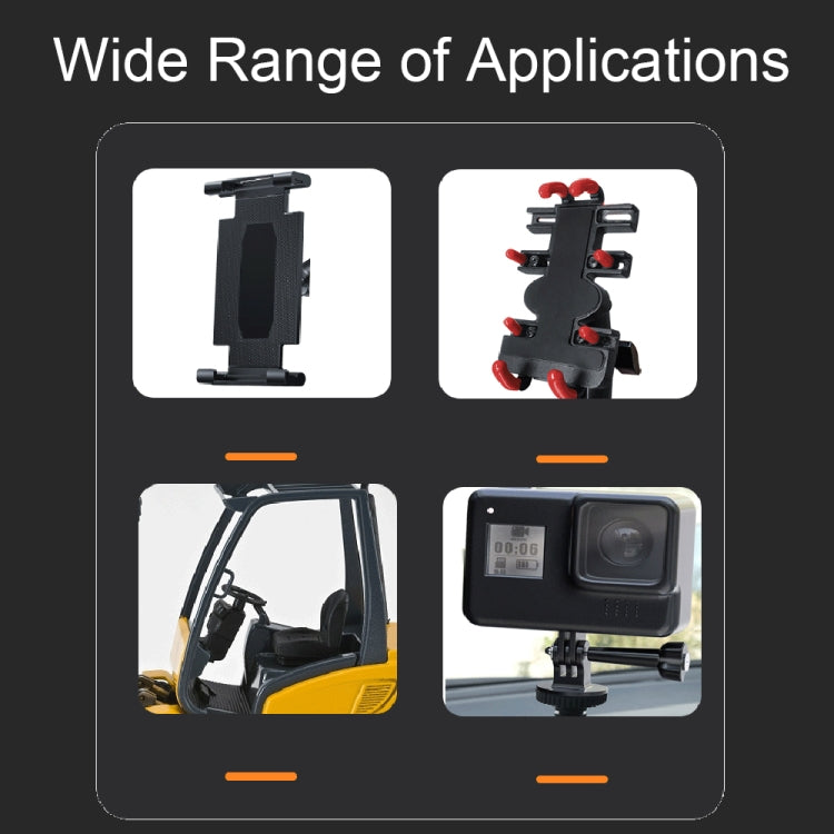 Camera Phone Holder Ball Head Base Live Riding Shooting Handlebar Rotating Clamp(Quick Release) - Holder by PMC TechLife | Online Shopping South Africa | PMC TechLife | Buy Now Pay Later Mobicred