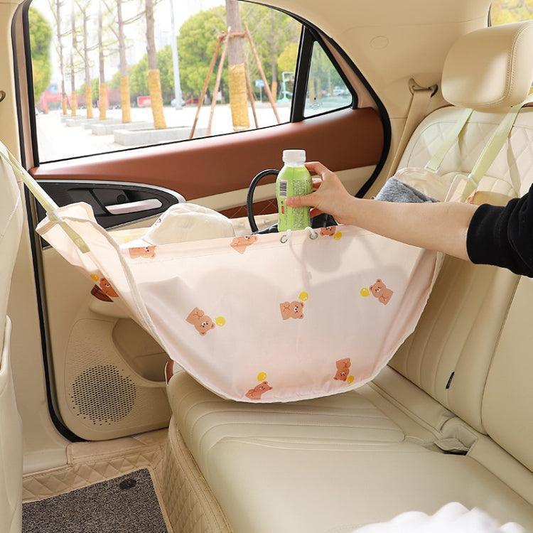 Car Multifunctional Rear Seat Net Pocket Hanging Storage Bag(Tulip Bunny) - Stowing Tidying by PMC Jewellery | Online Shopping South Africa | PMC Jewellery | Buy Now Pay Later Mobicred