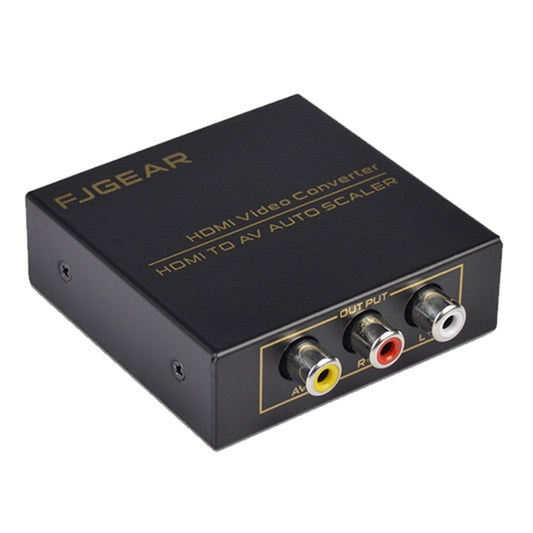 FJGEAR FJ-HA1308 HDMI To AV Converter Support NTSC PAL With Auto Screen Scaling - Converter by FJGEAR | Online Shopping South Africa | PMC Jewellery | Buy Now Pay Later Mobicred