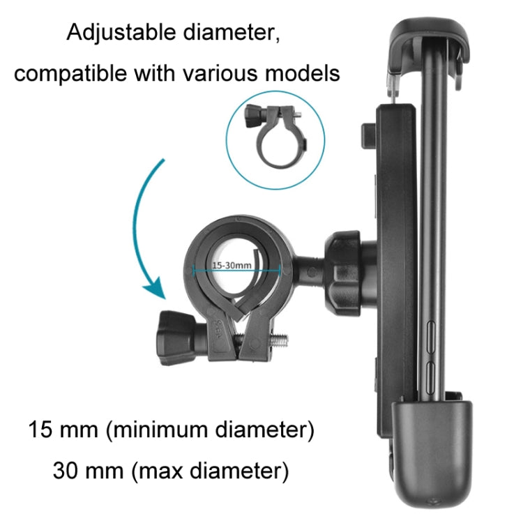 Bicycle Phone Holder 360 Degree Rotation Locking Cell Phone Clip(Black) - Holders by PMC TechLife | Online Shopping South Africa | PMC TechLife | Buy Now Pay Later Mobicred