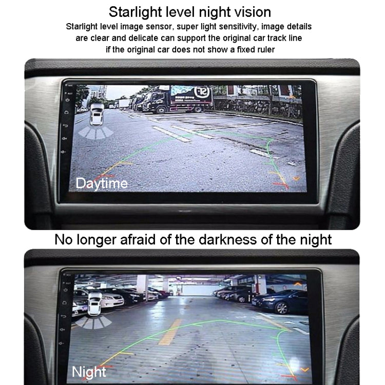 Universal Reversing Camera HD Wide Angle 12V Waterproof Starlight Night Vision Car Camera(Black) - Rear View Cameras by PMC Jewellery | Online Shopping South Africa | PMC Jewellery | Buy Now Pay Later Mobicred