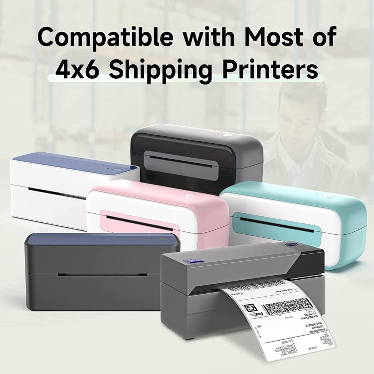 500sheets 4��6 Inch Stickers Thermal Label Paper For Phomemo PM-246S / PM-241BT / D520BT, Style: Folding Yellow - Printer Accessories by PMC TechLife | Online Shopping South Africa | PMC TechLife | Buy Now Pay Later Mobicred