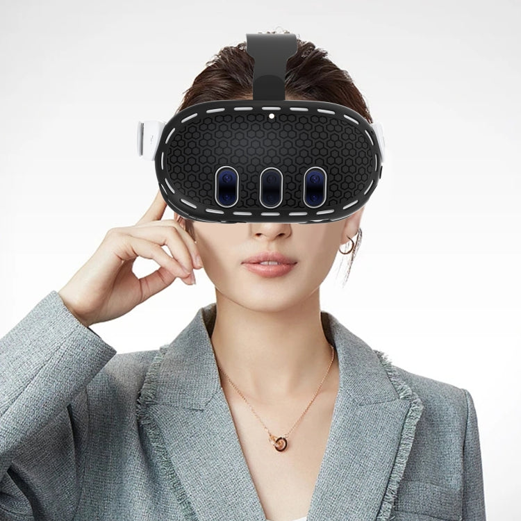 For Meta Quest 3 VR Host Silicone Protective Case Smart Device Accessories(Starlight) - VR Accessories by PMC TechLife | Online Shopping South Africa | PMC TechLife | Buy Now Pay Later Mobicred