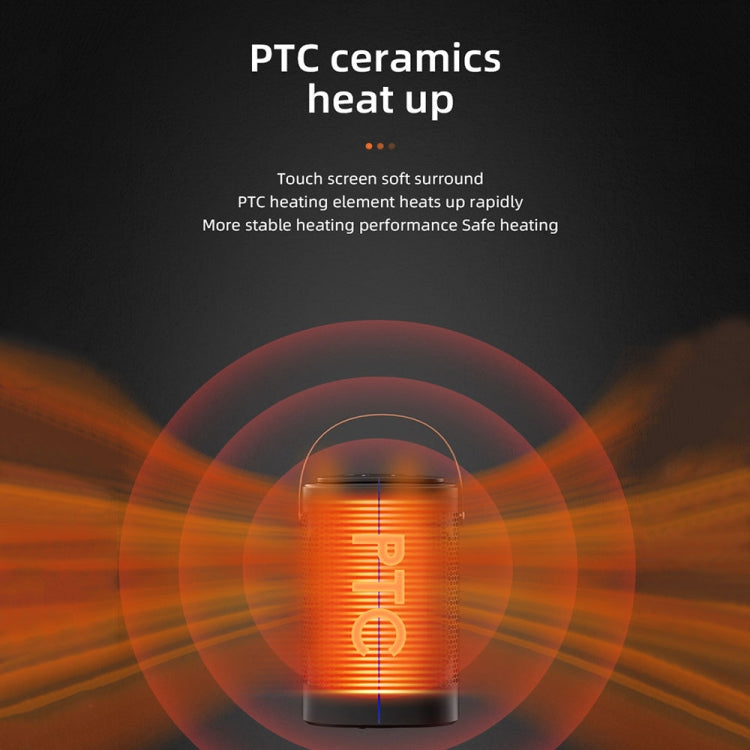 Remote Control Touch Screen Household Desktop PTC Instant Heating Heater, Style: UK Plug(Electronic Model) - Electric Heaters by PMC TechLife | Online Shopping South Africa | PMC TechLife | Buy Now Pay Later Mobicred