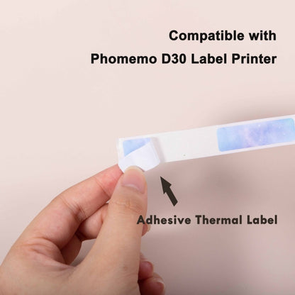 For Phomemo D30 3rolls /Pack 12 X 40mm Stars Thermal Labels - Printer Accessories by Phomemo | Online Shopping South Africa | PMC Jewellery