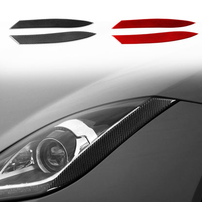 For Jaguar F-TYPE 2013+ Universal Light Eyebrow Sticker For Left And Right Drive(Black) - Decorative Sticker by PMC Jewellery | Online Shopping South Africa | PMC Jewellery | Buy Now Pay Later Mobicred