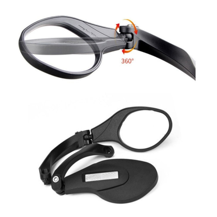 Motorcycle Wide View Rear View Mirror Bicycle Reflector, Color: Square Left - Side Mirrors by PMC Jewellery | Online Shopping South Africa | PMC Jewellery | Buy Now Pay Later Mobicred