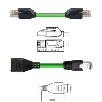 35m CAT6 Double Shielded Gigabit Industrial Cable Vibration-Resistant And Highly Flexible Drag Chain Cable - Lan Cable and Tools by PMC Jewellery | Online Shopping South Africa | PMC Jewellery | Buy Now Pay Later Mobicred