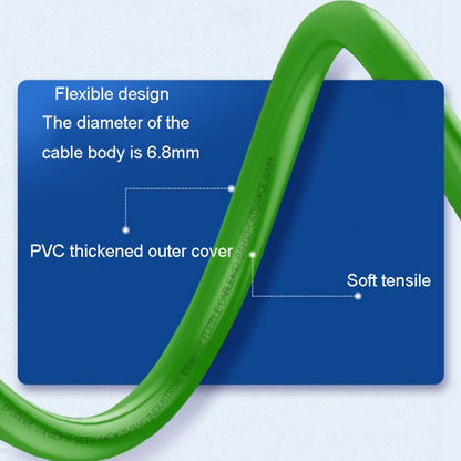 3m CAT6 Double Shielded Gigabit Industrial Cable Vibration-Resistant And Highly Flexible Drag Chain Cable - Lan Cable and Tools by PMC Jewellery | Online Shopping South Africa | PMC Jewellery