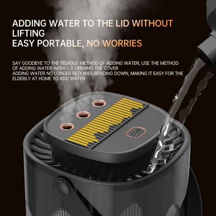 3L Smart Spray Humidifier Three-hole Spray With Night Light, Spec: Rechargeable 3000mAh - free shipping - PMC TechLife - Order now!