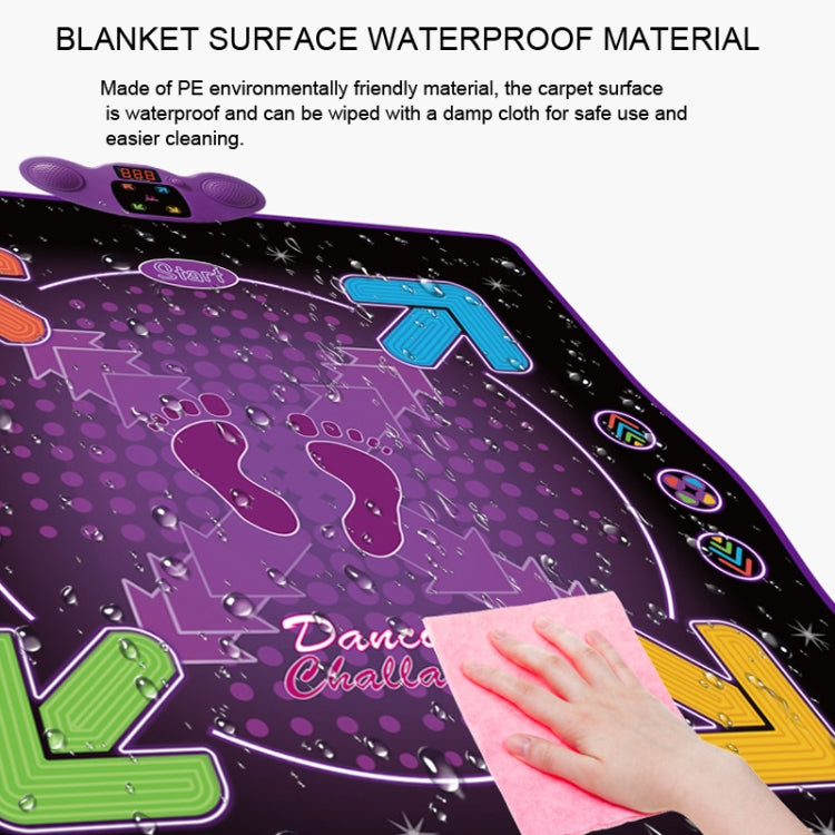 Bluetooth Electronic Dance Mat Children Music Dance Pad, Spec: Lighting Type With Microphone - Others by PMC Jewellery | Online Shopping South Africa | PMC Jewellery | Buy Now Pay Later Mobicred