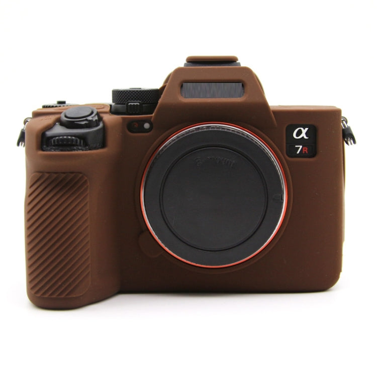 For Sony A7RV Mirrorless Camera Protective Silicone Case, Color: Coffee - Protective Case by PMC TechLife | Online Shopping South Africa | PMC TechLife
