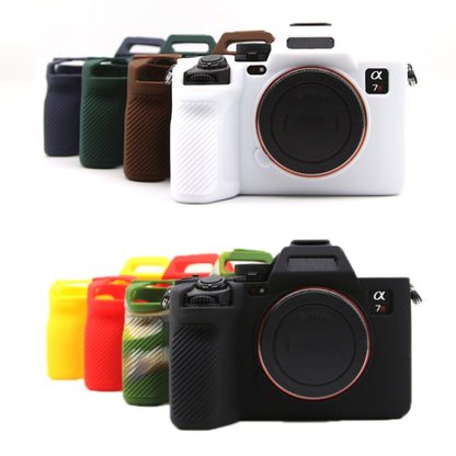 For Sony A7RV Mirrorless Camera Protective Silicone Case, Color: Coffee - Protective Case by PMC Jewellery | Online Shopping South Africa | PMC Jewellery