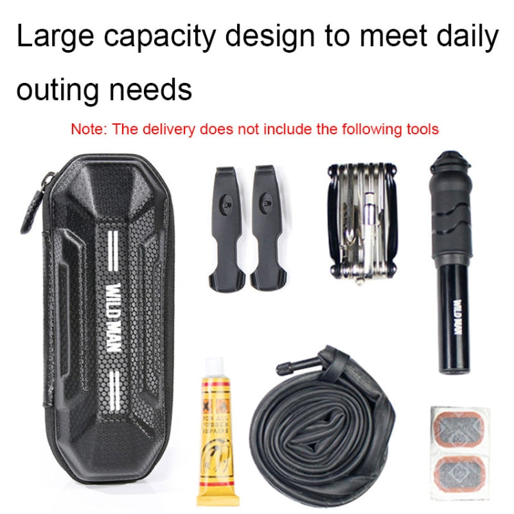 WILD MAN XT11 0.5L EVA Hard Shell Mountain Bike Bag Water Bottle Cage Repair Tool Kit(Black) - Bicycle Bags by WILD MAN | Online Shopping South Africa | PMC Jewellery