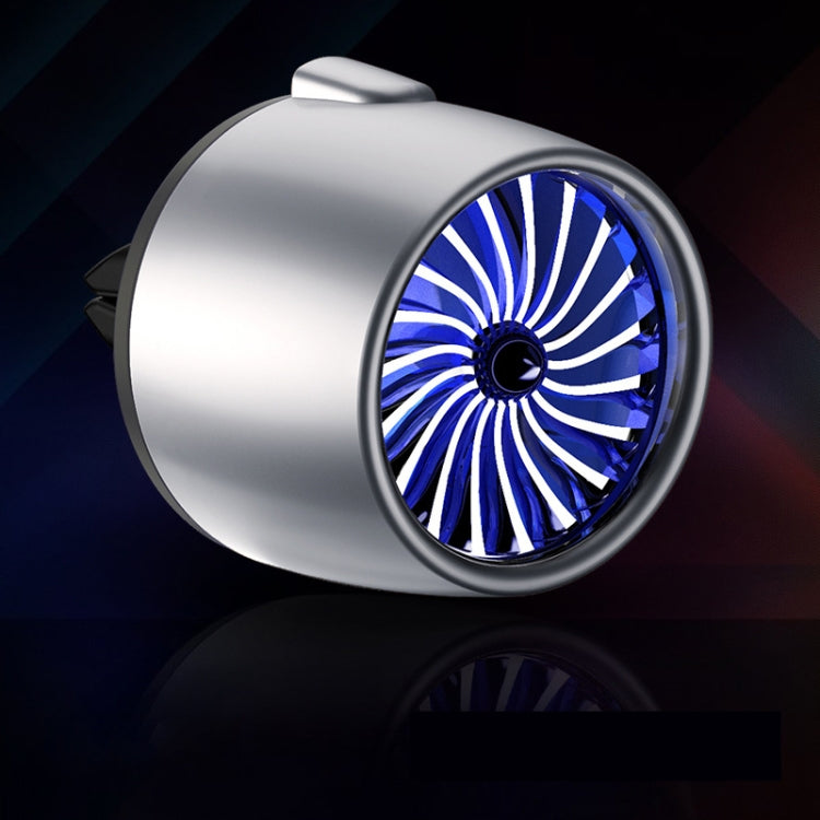 Car Fragrance Super Engine Car Air Conditioning Aroma Diffuser Outlet Ornament, Model: Gray Titanium Blue Light - Air Freshener by PMC TechLife | Online Shopping South Africa | PMC TechLife | Buy Now Pay Later Mobicred
