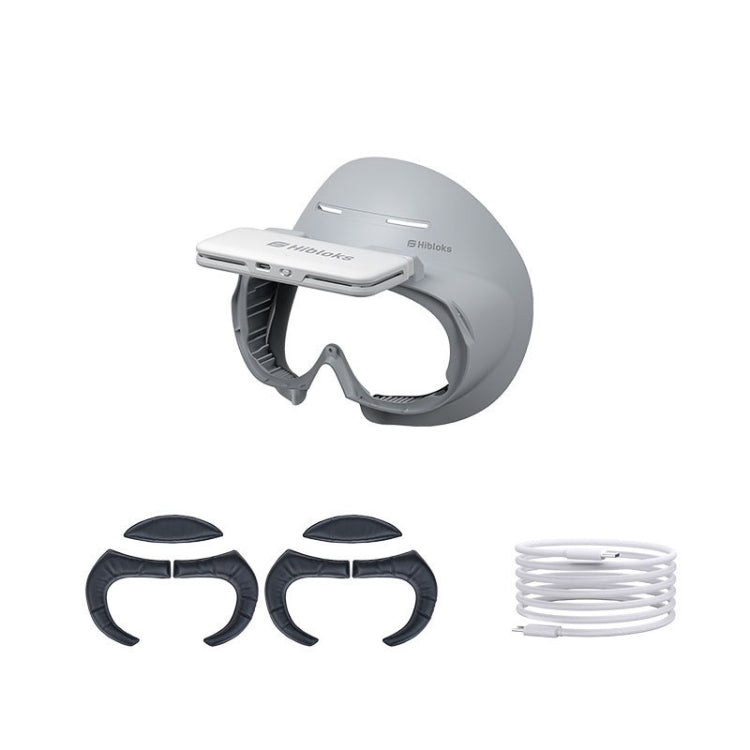 For PICO 4 Hibloks VR Glasses Face Cushion Protector Pad With Fan, Spec: 2pcs PU Cotton - VR Accessories by Hibloks | Online Shopping South Africa | PMC Jewellery | Buy Now Pay Later Mobicred