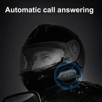 X6 Helmet Bluetooth Headset Wireless Waterproof Moto Handsfree Stereo Headphone(Hard Pipe Wheat) - Motorcycle Walkie Talkie by PMC Jewellery | Online Shopping South Africa | PMC Jewellery | Buy Now Pay Later Mobicred