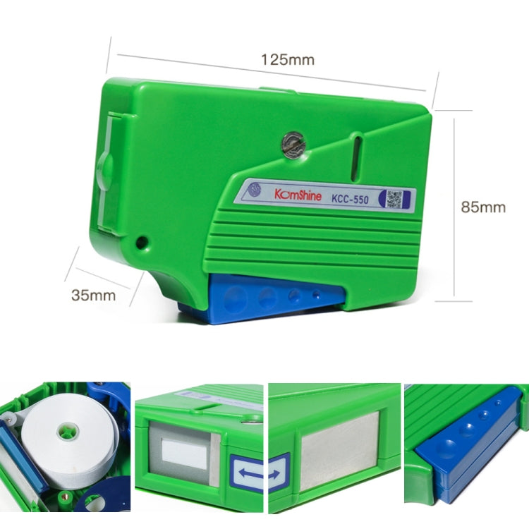 Komshine Handheld Cassette Fiber Cleaning Box Replacement, Model: CC-550-R - Lan Cable and Tools by Komshine | Online Shopping South Africa | PMc TechLife | Buy Now Pay Later Mobicred