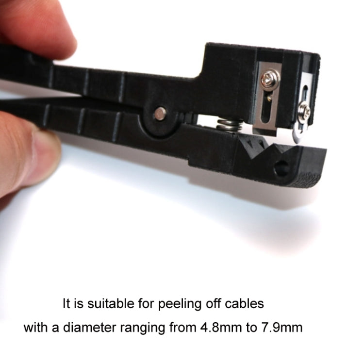 Komshine Horizontal Loose Tube Stripper Fiber Optic Cable Stripping Tool(45-165) - Lan Cable and Tools by Komshine | Online Shopping South Africa | PMC Jewellery | Buy Now Pay Later Mobicred