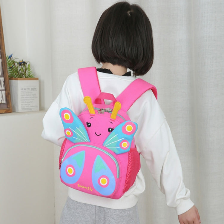 Children Schoolbag Shoulder Bag Girls Cute Cartoon Butterfly Backpack(Purple) - Double-shoulder Bags by PMC Jewellery | Online Shopping South Africa | PMC Jewellery