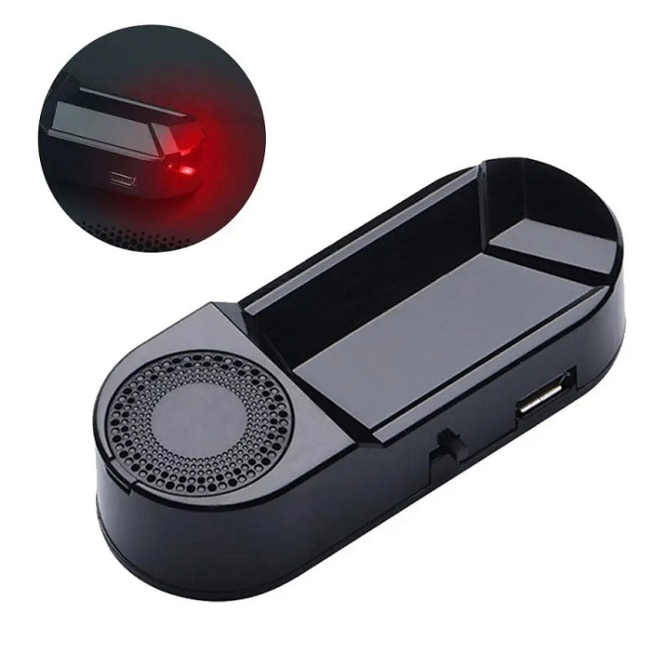 Car Solar Anti-Theft Alarm LED Warning Light With Aromatherapy(Red Light) - Warning Lights by PMC TechLife | Online Shopping South Africa | PMC TechLife