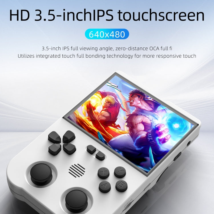 AMPOWN XU10 Handheld Game Console 3.5-Inch IPS Screen Linux System Portable Video Arcade 256G(Grey) - Pocket Console by AMPOWN | Online Shopping South Africa | PMC Jewellery | Buy Now Pay Later Mobicred