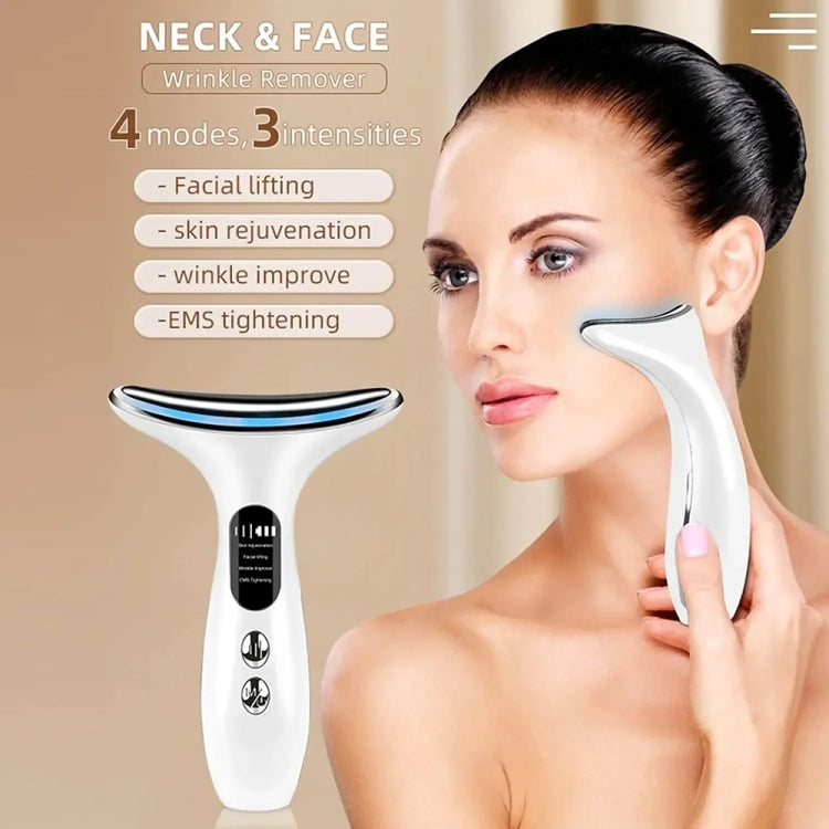 HY38 EMS Micro-Current Constant Temperature Neck Beauty Instrument Facial Introduction Device(Black) - Beauty Instrument by PMC Jewellery | Online Shopping South Africa | PMC Jewellery