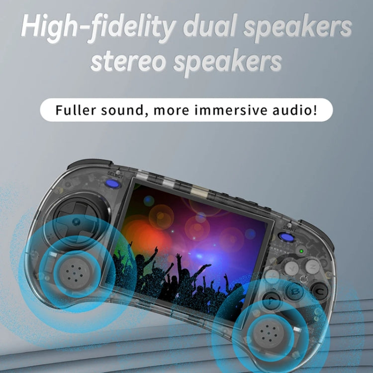 ANBERNIC RG ARC-S Handheld Game Console 4-Inch IPS Screen Linux System Portable Video Arcade 128G(Transparent Blue) - free shipping - PMC Jewellery - Order now!