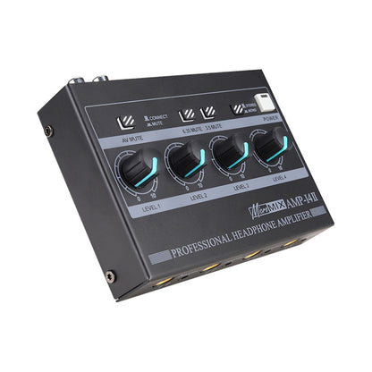 Mini HIFI 8-channel Monitoring Portable Headphone Amplifier Distributor(US Plug) -  by PMC Jewellery | Online Shopping South Africa | PMC Jewellery | Buy Now Pay Later Mobicred