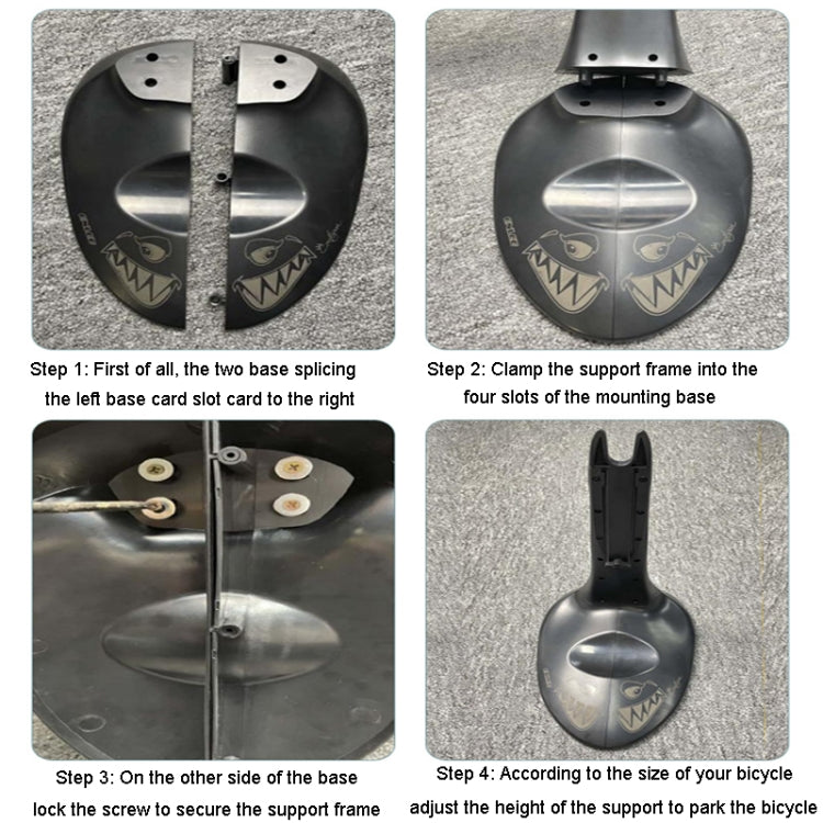 ENLEE L-10D Portable Adjustable Bicycle Parking Stand Road Bike Mountain Bike Support Rack Cycling Accessories(Black) - free shipping - PMC TechLife - Order now!