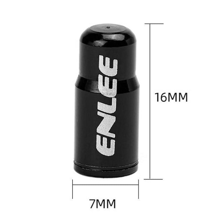 ENLEE E-FZ1004 2pcs /Set Bicycle French Valve Caps Aluminum Alloy Dust Cap For Tire Valve Caps(Red) - Tire Valve Caps by ENLEE | Online Shopping South Africa | PMc TechLife | Buy Now Pay Later Mobicred