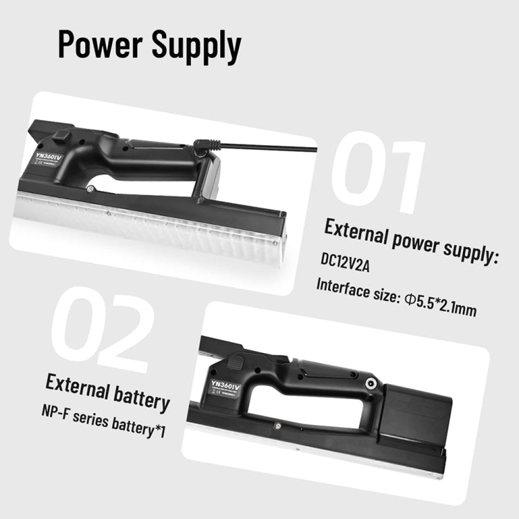 YONGNUO YN360IV 480 LEDs RGB APP Controlled Photography Fill Light, Spec: Standard+Adapter - free shipping - PMC TechLife - Order now!