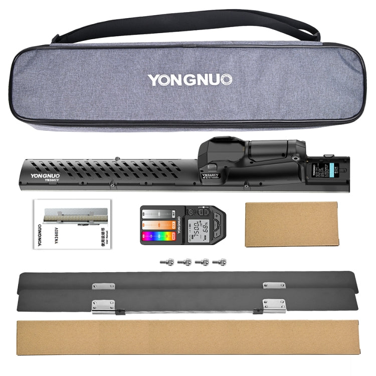 YONGNUO YN360IV 480 LEDs RGB APP Controlled Photography Fill Light, Spec: Standard+Adapter+NP-F750 - free shipping - PMC TechLife - Order now!