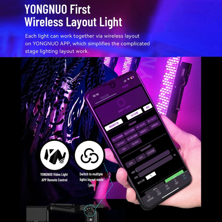 YONGNUO YN360IV 480 LEDs RGB APP Controlled Photography Fill Light, Spec: Standard+Adapter - free shipping - PMC TechLife - Order now!